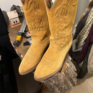 Vintage Laredo Suede cowboy boots